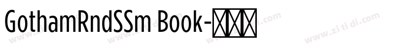 GothamRndSSm Book字体转换 GothamRndSSm Book字体转换